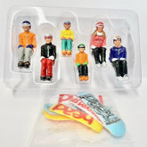 My Village Figurines My Village Christmas Figurines Sitting With Snowboards 6pc